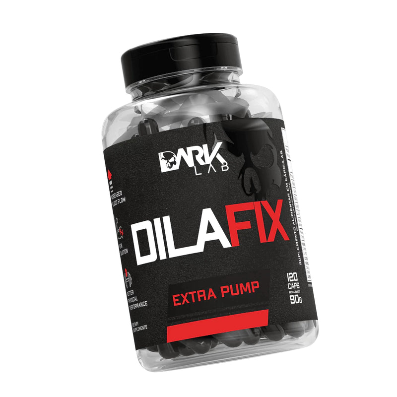 Pré Treino Dilafix Extra Pump Vasodilatador 120 Caps Dark Lab