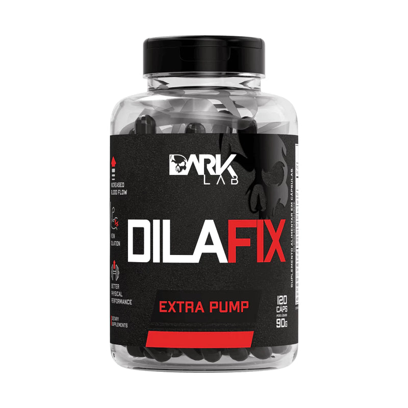 Pré Treino Dilafix Extra Pump Vasodilatador 120 Caps Dark Lab